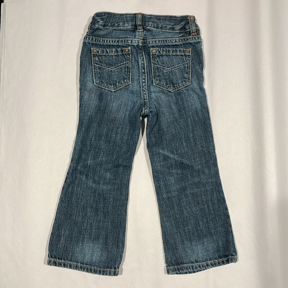 BABY GAP Toddler 2T Straight Jeans Dark Wash Denim Adjustable Waist - Picture 5 of 8